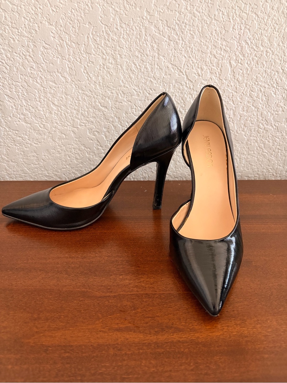 Jenn Ardor Classic Black D’Orsay Stiletto Heels 👠 Size 7